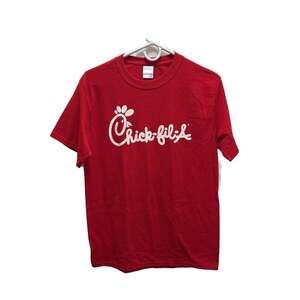 Vintage Y2K Chick-fil-A Logo T‎ Shirt Red XL